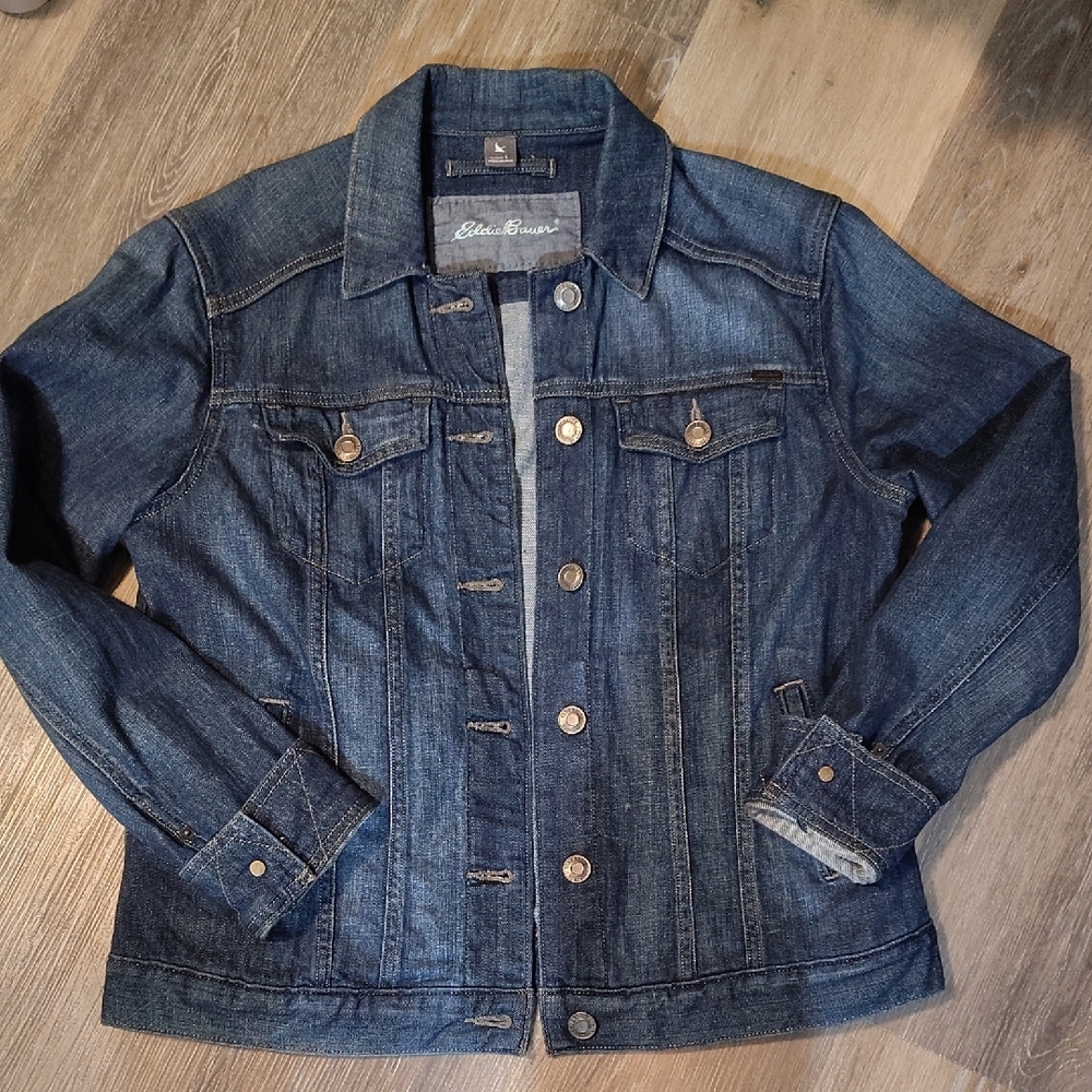 Eddie Bauer Blue Denim Jacket